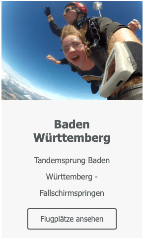Baden Württemberg Fallschirmspringen Partner