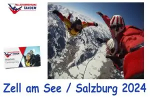 Fallschirmspringen Zell am See Salzburg Österreich Fallschirmsprung Geschenk Gutschein Termin Reservierung Tickets